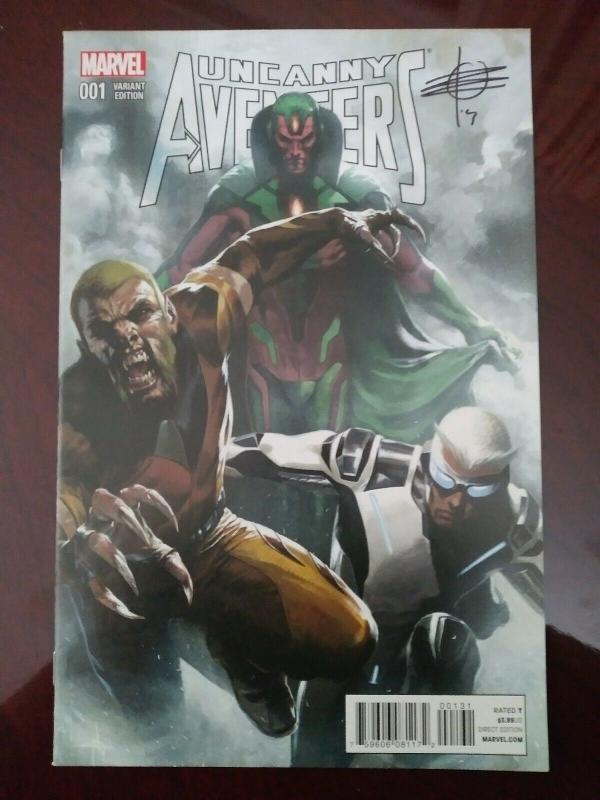 Uncanny Avengers (2015) #1 Dell Otto 1:25 Variant Unread signed Rick Remender