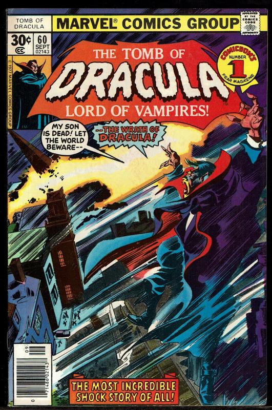 Tomb of Dracula #60  (Sep 1977 Marvel)  8.0 VF