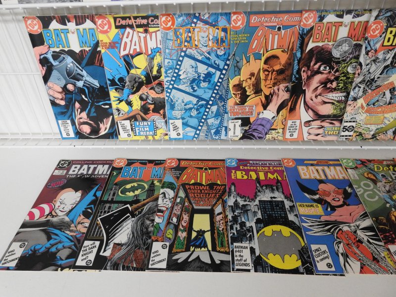 Huge Lot (60) Bronze/Copper Batman Comics W/Keys!! #386, #358+ See Description!!