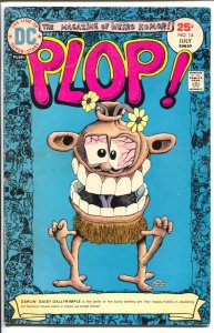 Plop! #14 1975-DC-satire-parody-humor-Basil Wolverton-cover-VG