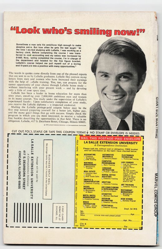 Giant-Size Man-Thing #1 (1974) Man-Thing