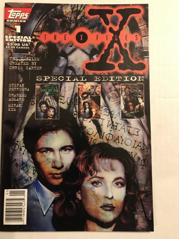 THE X-FILES Special Edition #1 : Topps 1995 VF-; Newsstand Variant, Fox & SCULLY