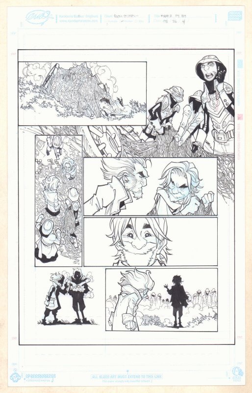 Fairy Quest #2 p.39 - Fantasy Page - 2014 art by Humberto Ramos