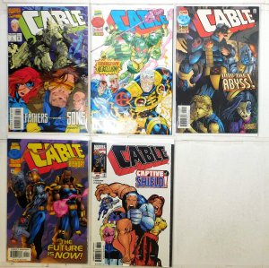Cable Lot of 5 #7, 39, 40, 41, 61 (1994) Marvel Comics 1st Print Comic Books