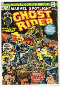 Marvel Spotlight #9 VINTAGE 1973 Marvel Comics Ghost Rider Ploog GGA