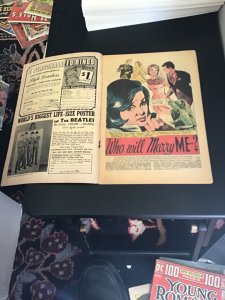 Secret Hearts #113 (1966) Fine- lower staple repaired spine.