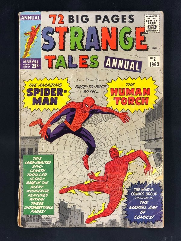 Strange Tales Annual 2 (1963) GD 1st TeamUp of the