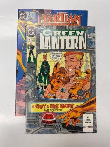 2 DC comic book Martian Manhunter #1 Green Lantern #10 68 KM8
