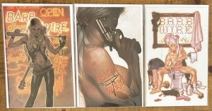 Barb Wire #1,3,7 Adam Hughes Lot NM