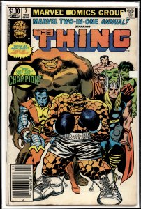 Marvel Two-in-One Annual #7 (1982) The Thing [Key Issue]