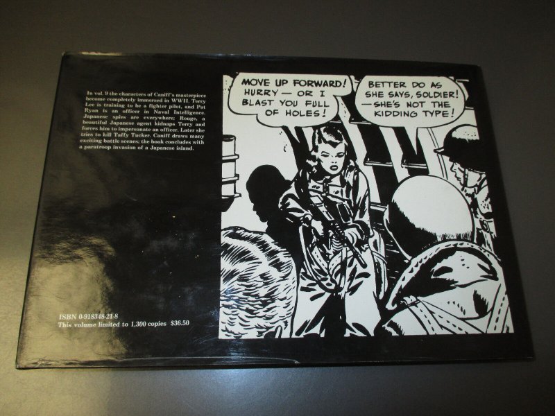 1986 Terry And The Pirates v. #9 HC/DJ FVF/VF #350/1300 by Milton Caniff