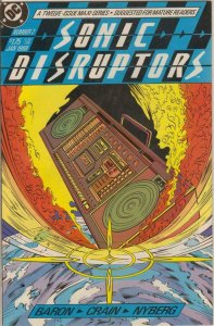 SONIC DISRUPTORS #2, NM, Mike Baron, DC, 1987 1988  more DC in store