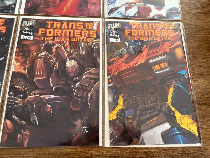 Lot Of 6 Transformers War Within Dreamwave Comic Books # 1 2 3 4 5 6 NM 11 J444
