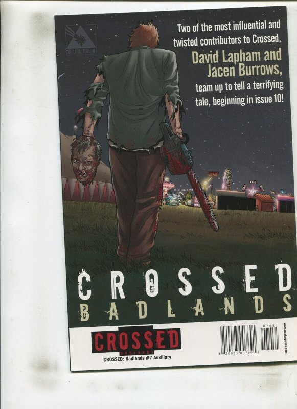 CROSSED BADLANDS #7 (9.2) AUXILIARY VARIANT!! 2012
