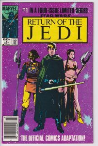 STAR WARS RETURN OF THE JEDI #1 (Oct 1983) 1st film Jabba the Hutt VF 8.0 white