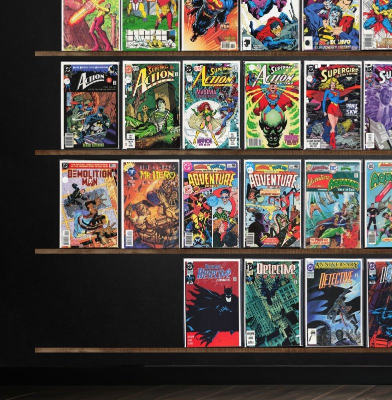 Huge Lot 140+ Comics with Action Comics, Detective Comics, The Demon & More!