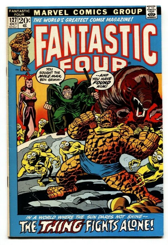 FANTASTIC FOUR #127 1972-Mole Man-THING- VF