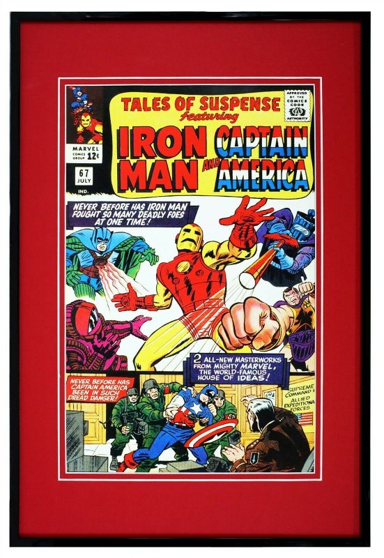 Tales of Suspense #67 Iron Man Framed 12x18 Official Repro Cover Display 