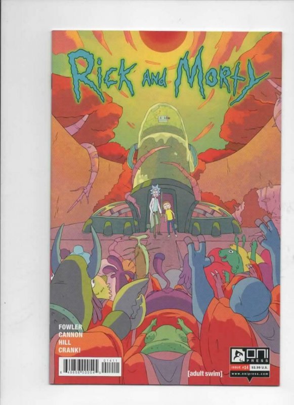 RICK and MORTY #14, 1st, VF, Grandpa, Oni Press, from Cartoon 2015,more in store