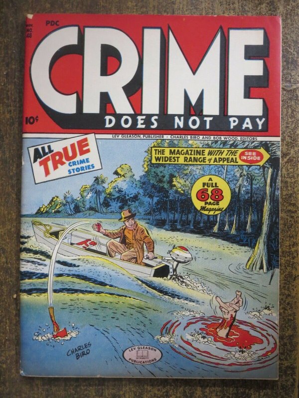 CRIME DOES NOT PAY #48 (Lev Gleason,11/1946) FINE (F) Golden Age Crime!