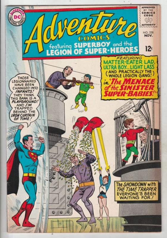 Adventure Comics #338 (Nov-65) FN/VF Mid-High-Grade Legion of Super-Heroes, S...