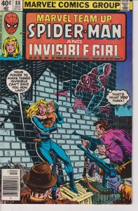 Marvel Comics Group! Marvel Team-Up! Issue #88! FT. Spider-Man & Invisible Girl! 