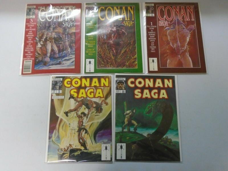 Conan Saga Lot (1987-93) 10 different issues 6.0 FN