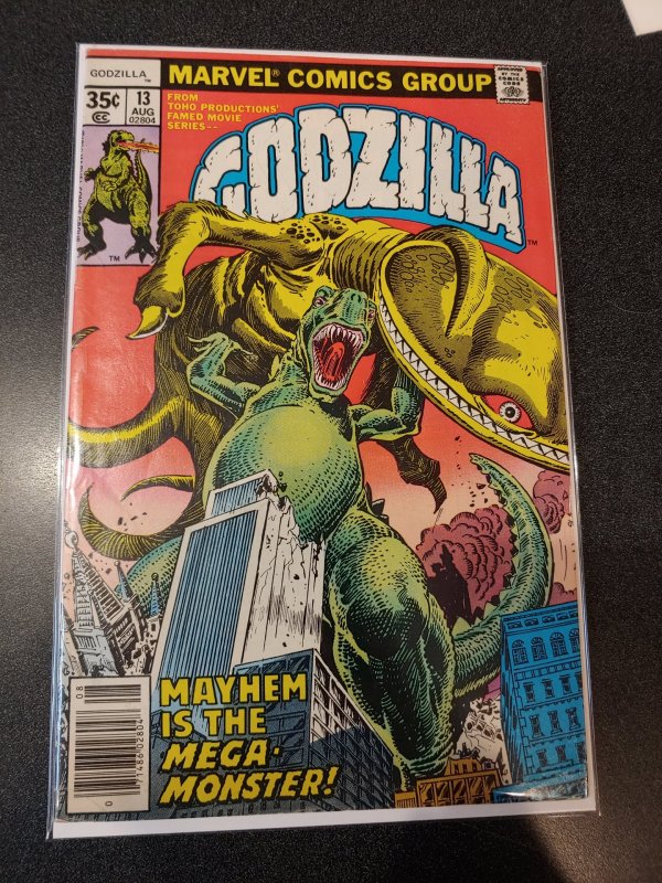 GODZILLA #13 F/F+ BRONZE AGE CLASSIC