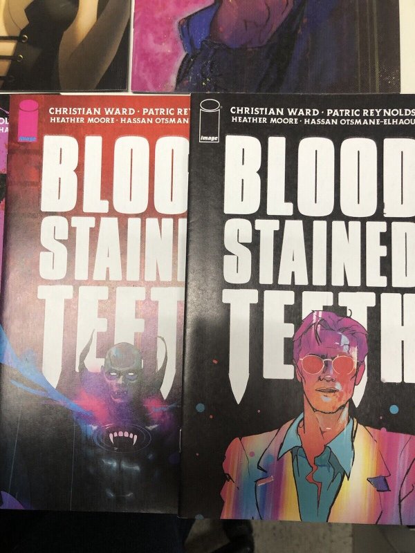 Blood Stained Teeth Set Issues # 1-10 (2023) • Image Comics • Christian Ward