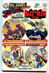WORLD'S FINEST #170 comic book 80 page giant-SUPERMAN-BATMAN