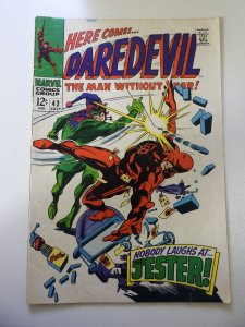 Daredevil #42 (1968) VG+ Condition centerfold detached at one staple