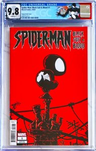 SPIDER-MAN: BLACK SUIT & BLOOD #1 CGC 9.8 ?? YOUNG VARIANT CUSTOM VENOM LABEL