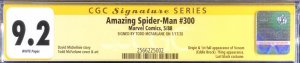 The Amazing Spider-Man #300 CGC SS 9.2 Signed by McFarlane Newsstand Version