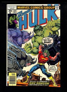 Incredible Hulk #218
