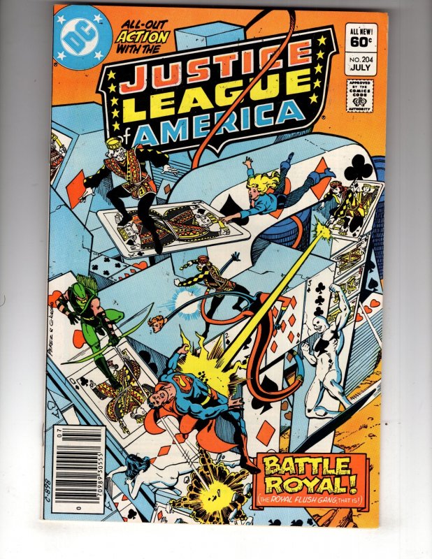 Justice League of America #204 (1982) The Royal Flush Gang! / EC#1