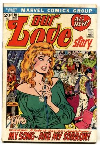 Our Love Story #16--1972--Marvel--romance comic book