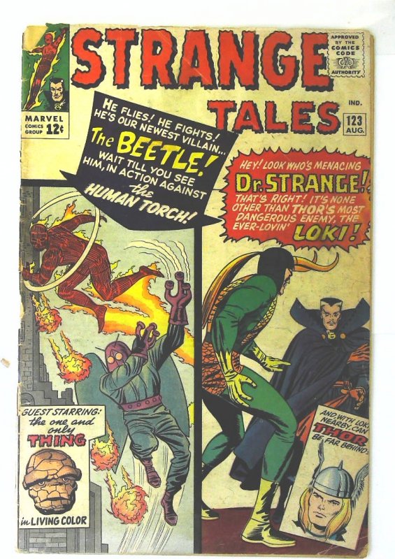 Strange Tales (1951 series)  #123, Good- (Actual scan)