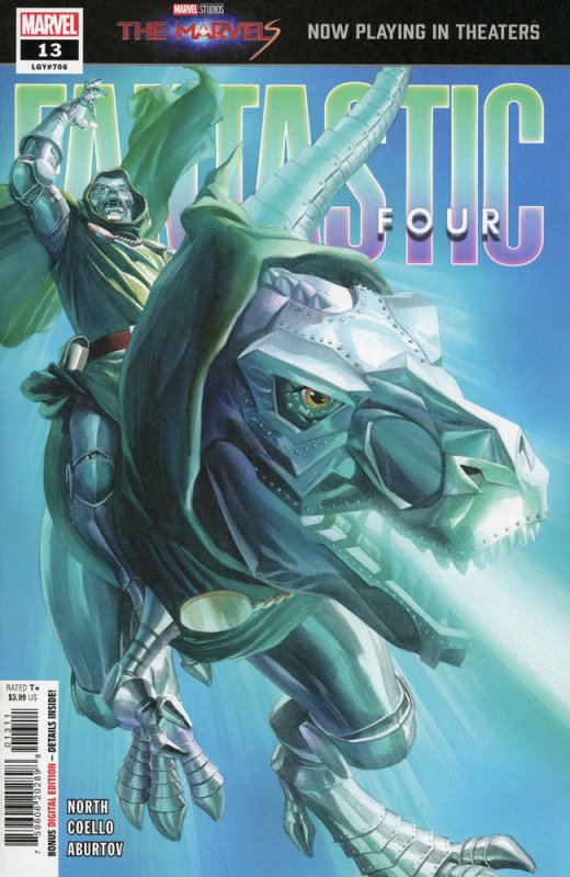 Fantastic Four Volume 7 #13 Marvel Comics Alex Ross Regular Cover Near Mint