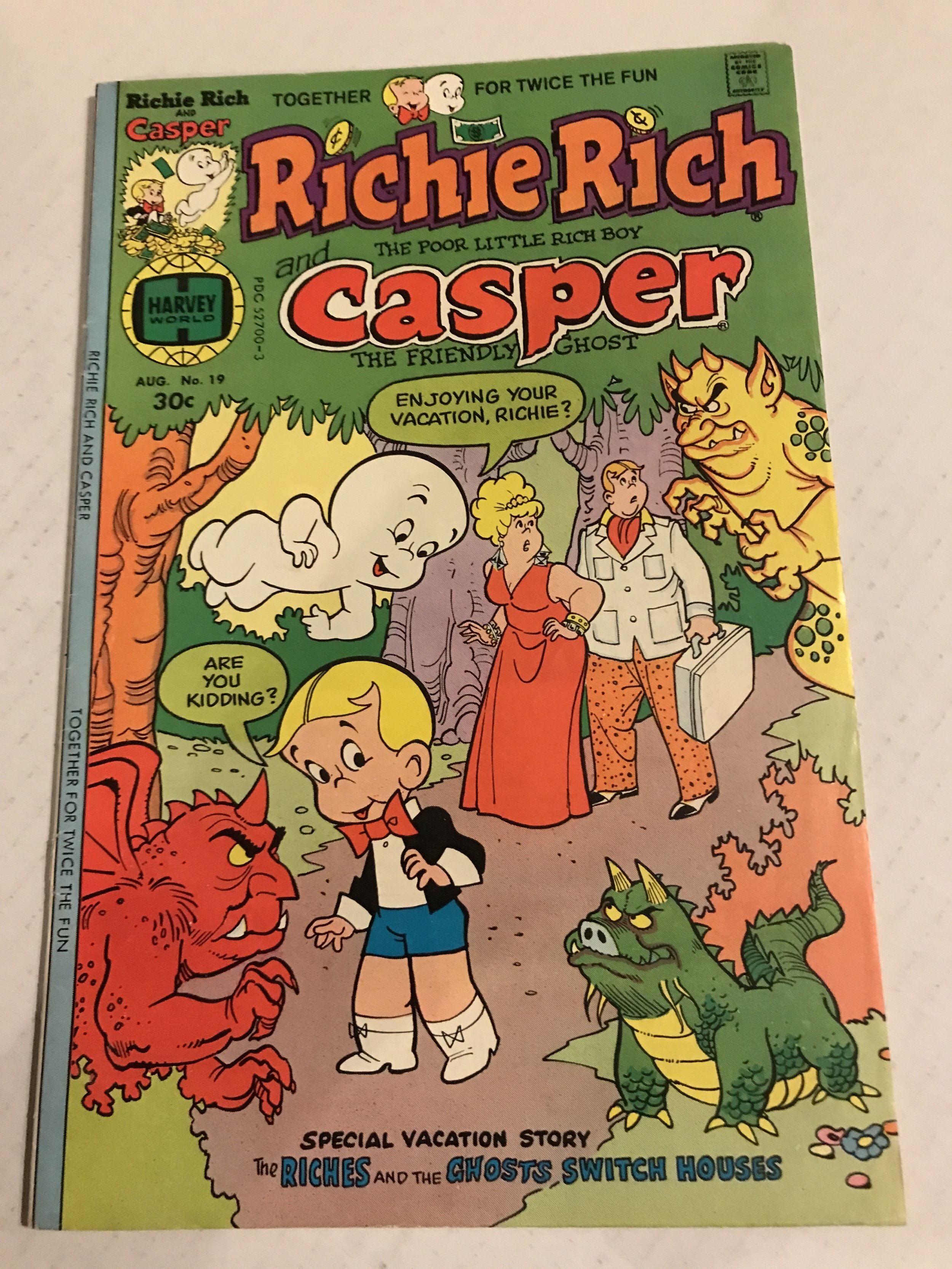 Richie Rich and Casper the Friendly Ghost #39 Harvey 1981