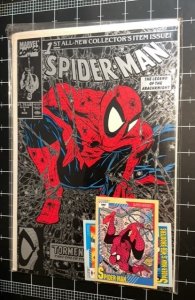 Spider-Man #1 Direct - Silver Edition (1990) Spider-Man 