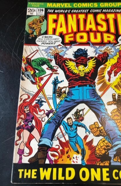 Fantastic Four #136 (1973)the wild one cometh