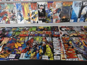 Huge Lot of 220+ Comics W/ All Wolverine!! Average VF- Condition!