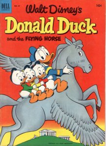 Donald Duck (Walt Disney's) #27 FAIR ; Dell | low grade comic January 1953 Flyin