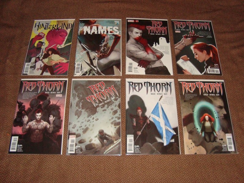 LOT OF 34 UNREAD MODERN DC/VERTIGO COMICS - INCLUDES RED THORN 1 to 6 HOT!