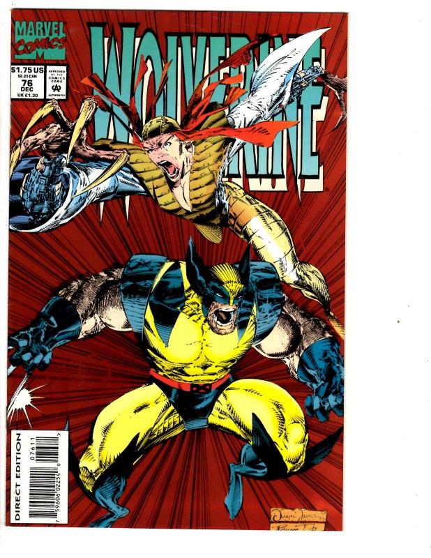 5 Wolverine Marvel Comic Books # 73 74 75 76 77 X-Men Jubilee Phoenix Sauron WM1