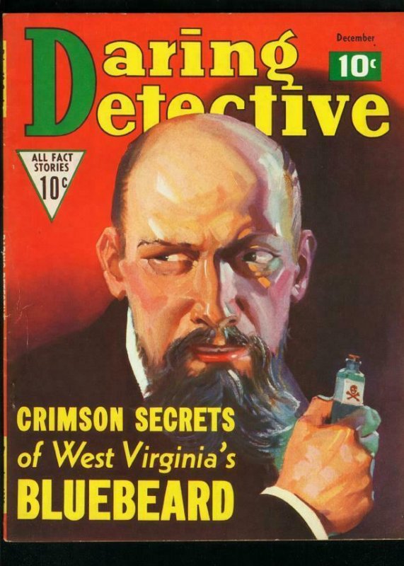 DARING DETECTIVE DEC 1935-DEATH OF A CIRCUS KING-MURDER-TRUE CRIME FN