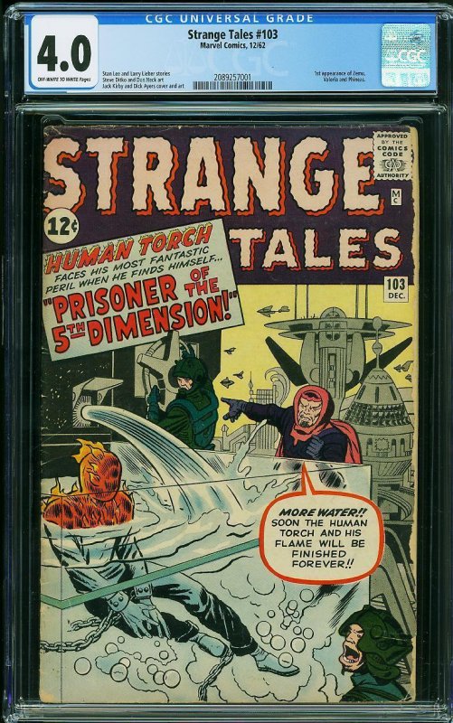Strange Tales #103 (1962) CGC 4.0