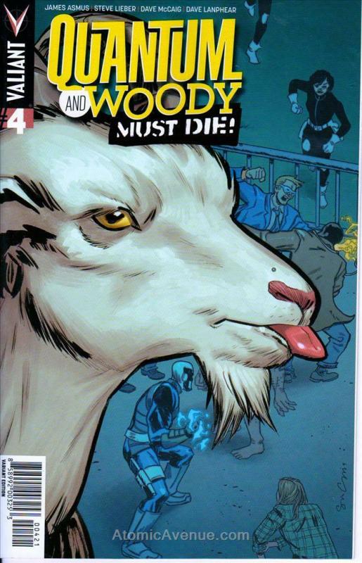 Quantum And Woody Must Die #4B VF; Valiant Comics | save on shipping - details i