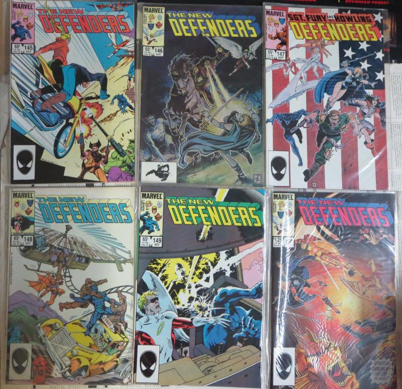 The Defenders Lot (Marvel 1984-1985) #145-152 Iceman Valkyrie Beast Angel 8Diff 