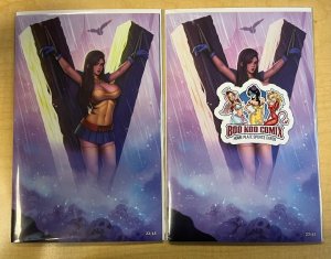 Valkyrie Saviors X-Men 251 Wolverine Homage 2 Book Set by KD Chang /65